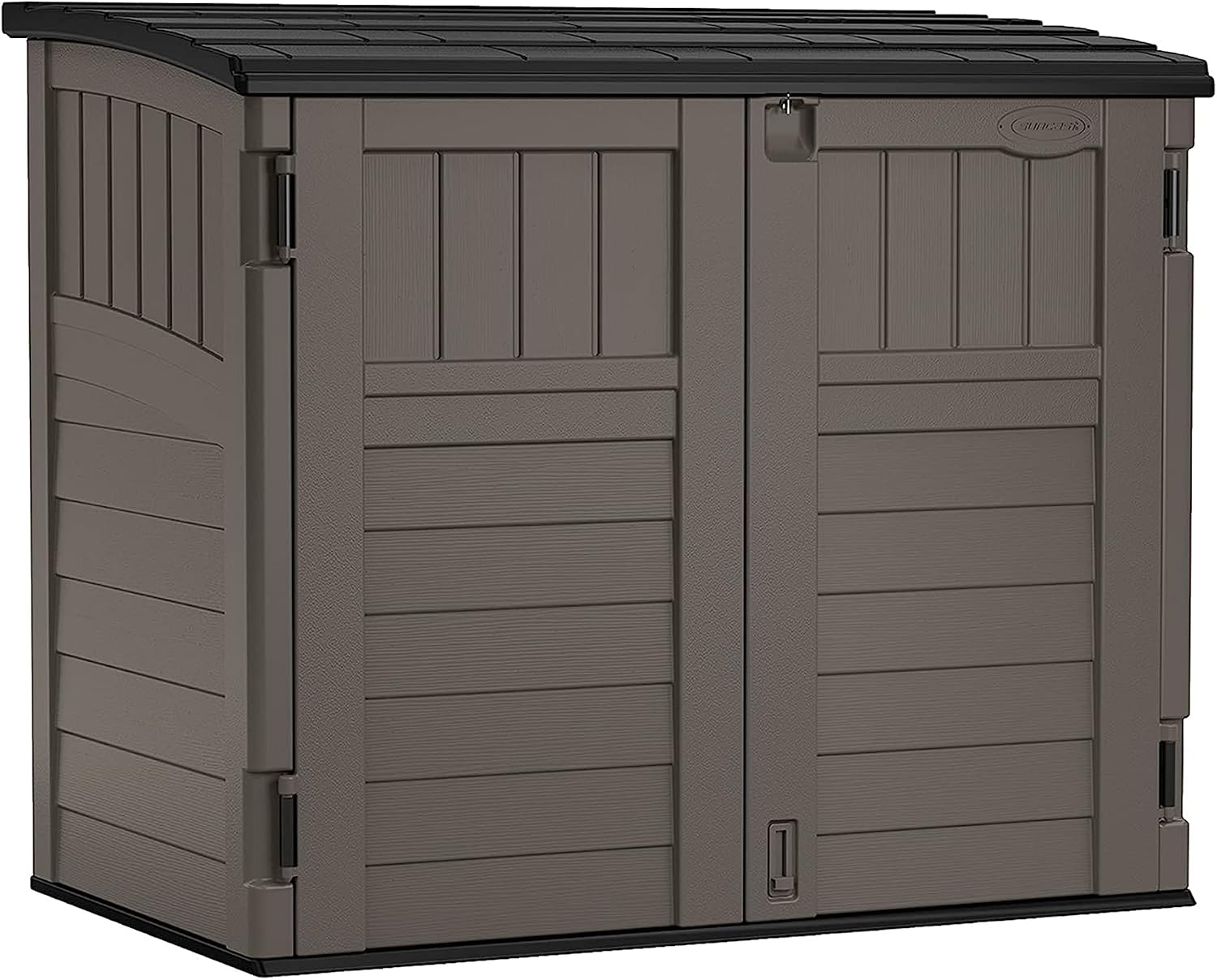 Garden Storage Box - โรงเก็บของกลางแจ้งสำหรับสวนหลังบ้าน แบบแนวนอน พกพาสะดวก ตู้เก็บอุปกรณ์ กล่องเครื่องมือ ตู้เก็บของอเนกประสงค์