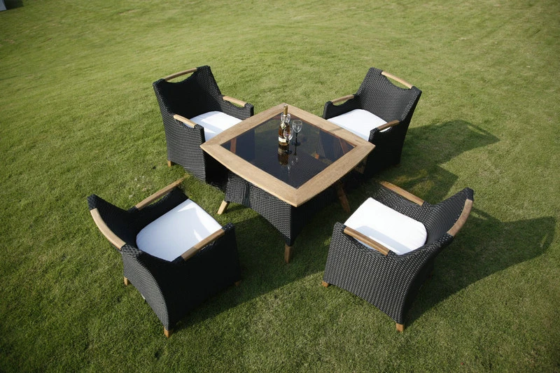 Outdoor Furniture Supplier - # สําหรับผู้ผลิตกลางแจ้งดาร์วินเฟอร์นิเจอร์หวาย PE ร้านอาหารเก้าอี้ลานหวายและชุดโต๊ะ