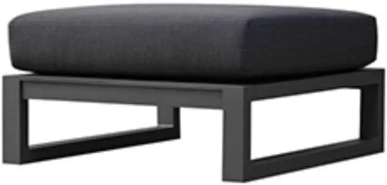 Outdoor Furniture Grey - โซฟาเฟอร์นิเจอร์ลานกลางแจ้งแบบโมดูลาร์ทำจากอะลูมิเนียม, โซฟาเฟอร์นิเจอร์ลานแบบสองที่นั่ง, โซฟาโลหะกลางแจ้งสีเทาเข้มสำหรับทุกสภาพอากาศพร้อมเบาะนั่ง