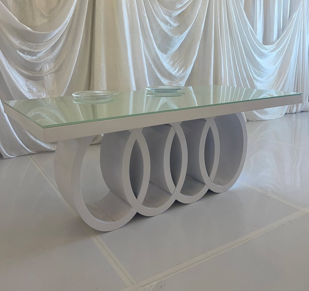 Outdoor Furniture Supplier - ผู้จัดจำหน่ายอุปกรณ์จัดงานแต่งงาน ขายโต๊ะรับประทานอาหารโรงแรม 10 ที่นั่ง โต๊ะสแตนเลสสำหรับงานกลางแจ้ง