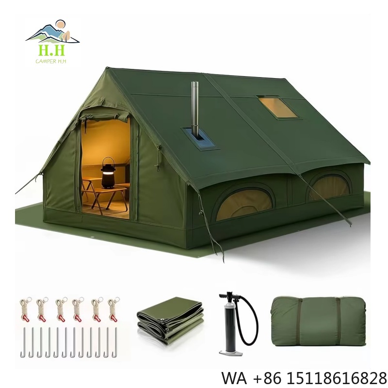 Outdoor Furniture Supplier - 12 ㎡ เต็นท์แคมป์ปิ้งแบบพองลม ผ้า Oxford 300D