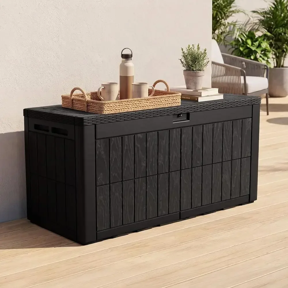 กล่องเก็บของขนาดใหญ่ 120 แกลลอ - Garden Storage Box บทวิจารณ์และราคา