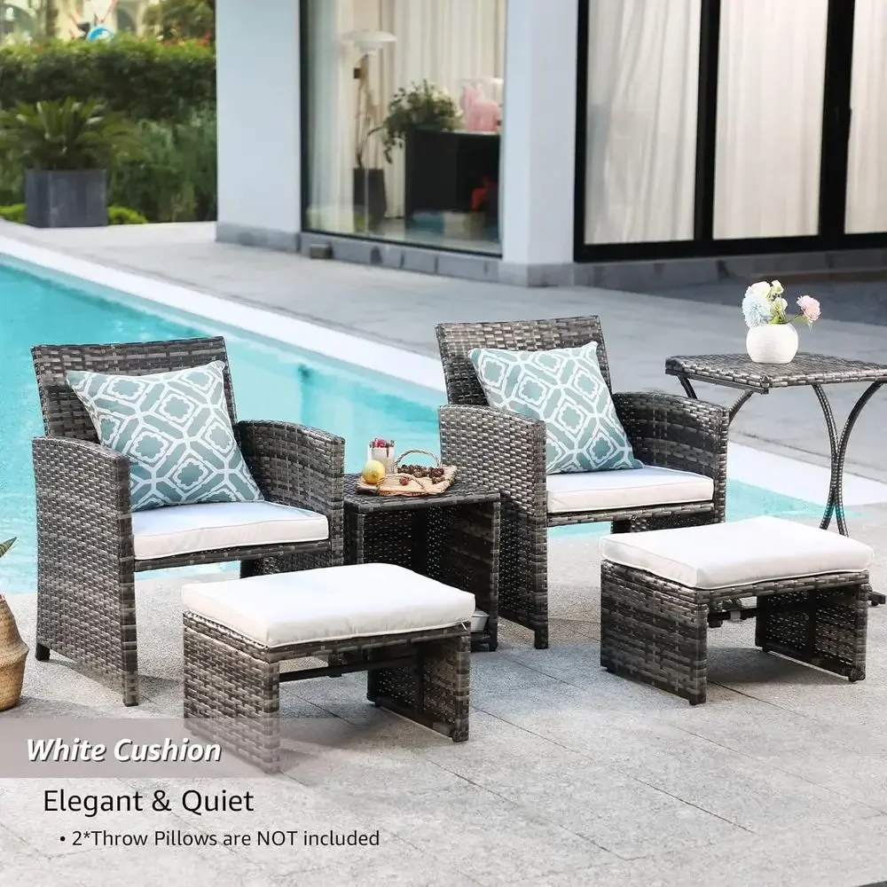 ชุดเฟอร์นิเจอร์ระเบียงกลางแจ้ง - Outdoor Furniture Grey บทวิจารณ์และราคา