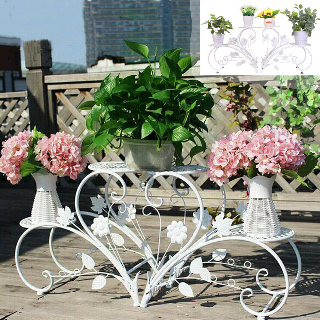 ชั้นวางต้นไม้โลหะกันสนิม 4 ชั้ - Outdoor Furniture On Sale บทวิจารณ์และราคา