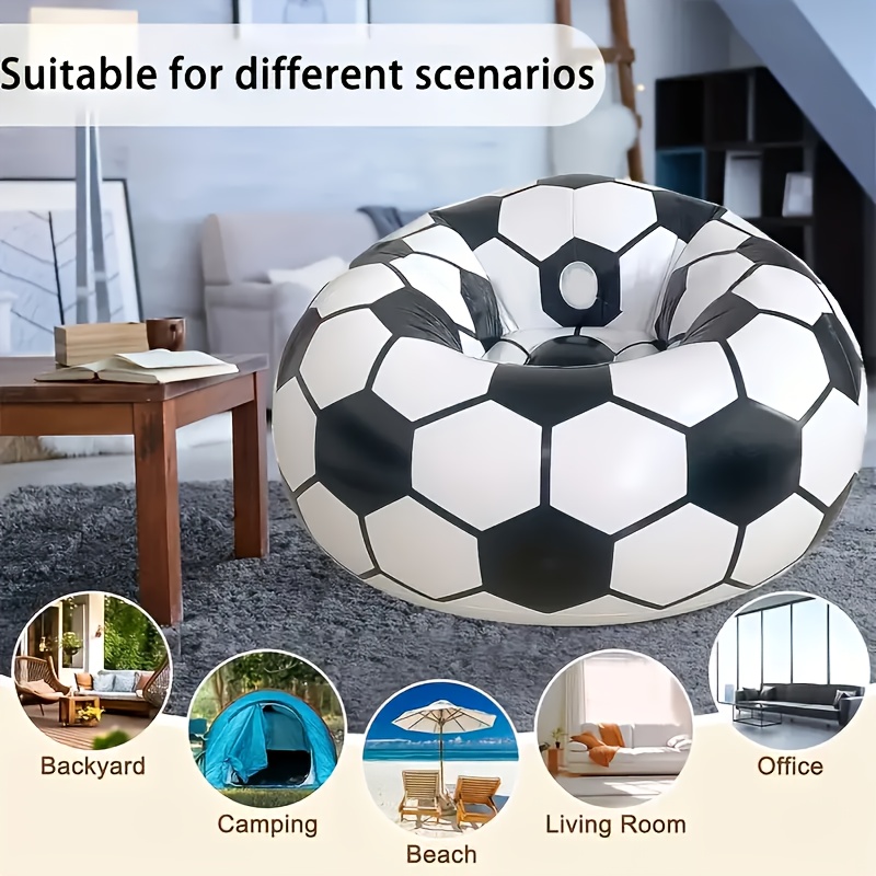 โซฟาเป่าลมรูปทรงฟุตบอลและเก้าอ - Outdoor Furniture Cushions บทวิจารณ์และราคา