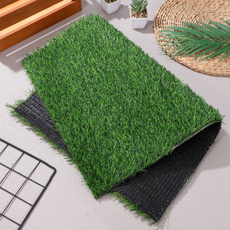 พรมหญ้าเทียมกันลื่น สีดำ สำหรั - Outdoor Rug Waterproof บทวิจารณ์และราคา