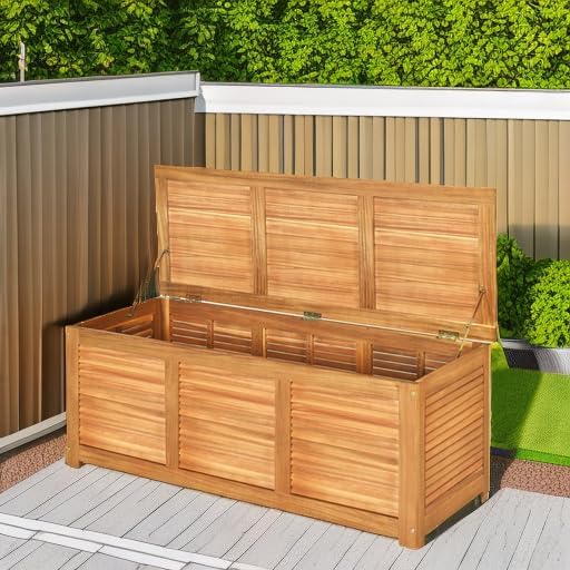 กล่องเก็บของไม้กระถินณรงค์, ม้ - Garden Storage Box บทวิจารณ์และราคา