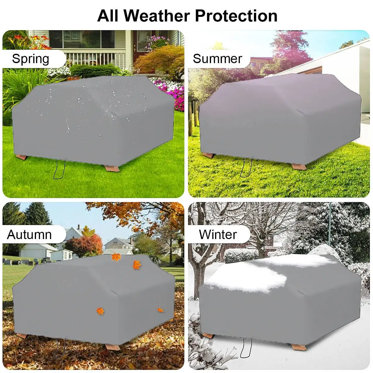 210D สำหรับโต๊ะปิคนิค6/8ที่นั่ - Outdoor Furniture Grey บทวิจารณ์และราคา