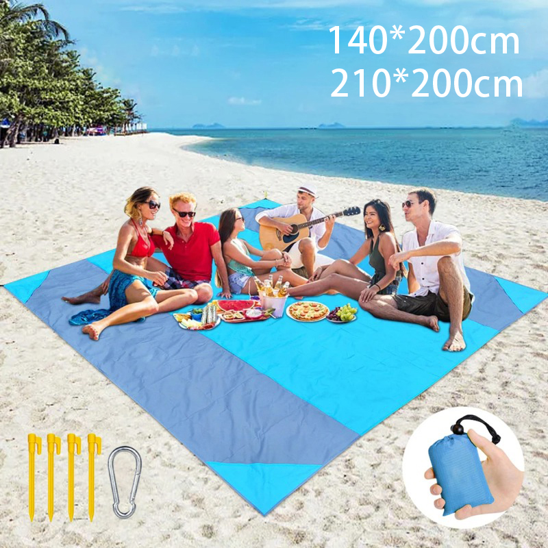 เสื่อปิกนิกแบบพับได้กันน้ำ น้ำ - Outdoor Rug Waterproof บทวิจารณ์และราคา
