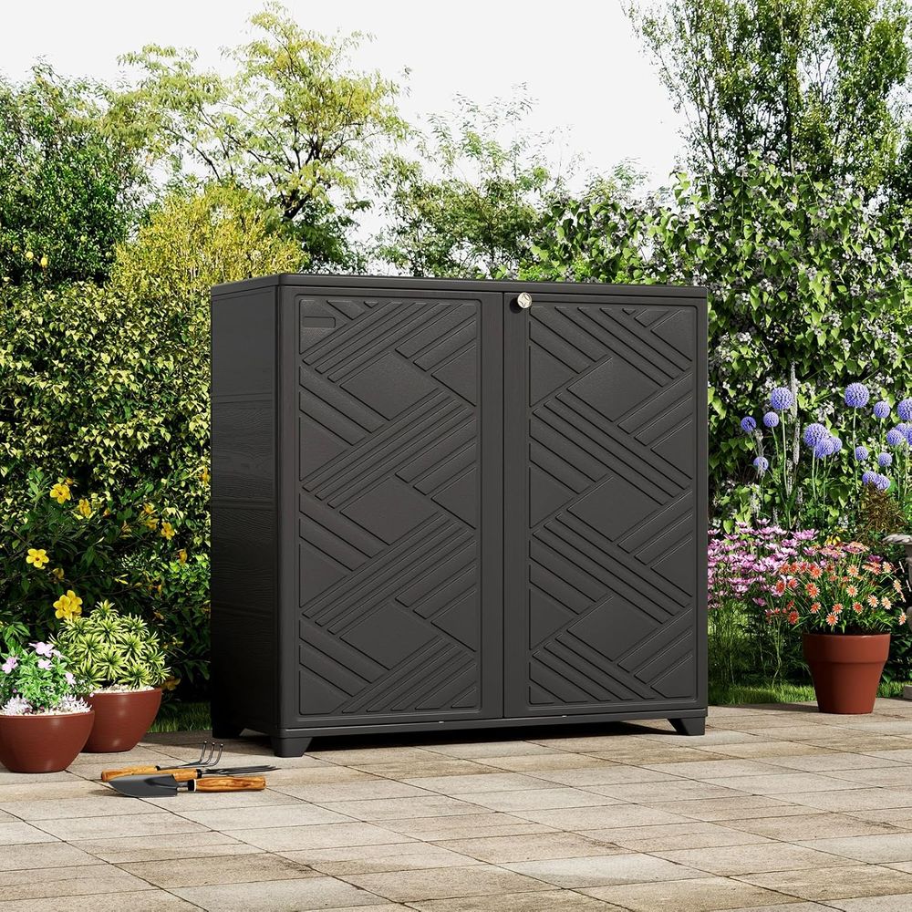 ตู้เก็บของในร่ม/กลางแจ้ง กันน้ - Garden Storage Box บทวิจารณ์และราคา