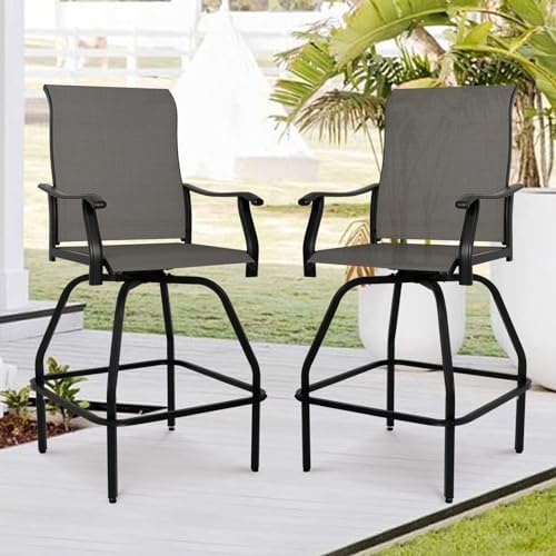 ชุดบาร์สำหรับลานบ้าน 2 ชิ้น เก - Outdoor Furniture Grey บทวิจารณ์และราคา