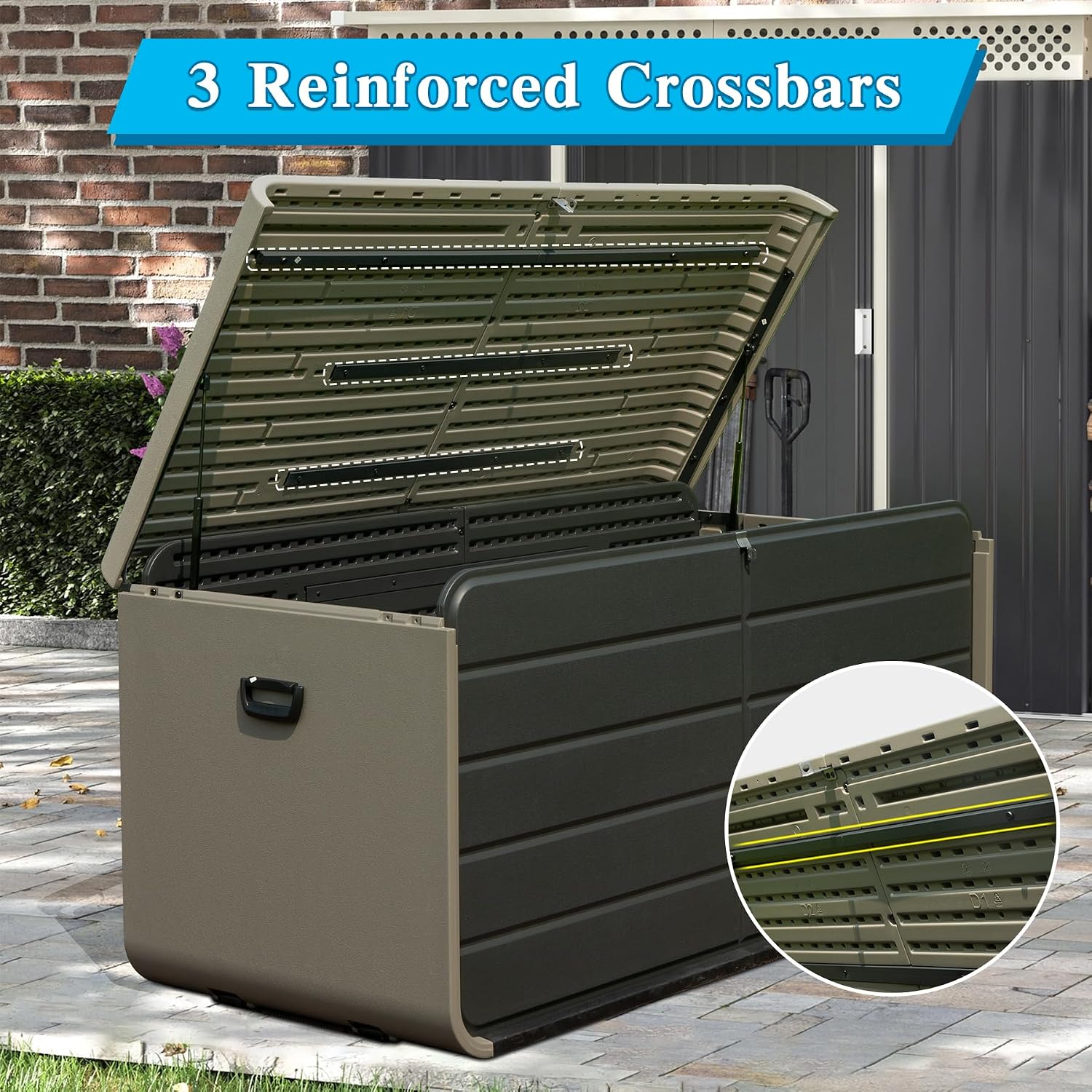กล่องเก็บของในร่มและกลางแจ้งขน - Garden Storage Box บทวิจารณ์และราคา