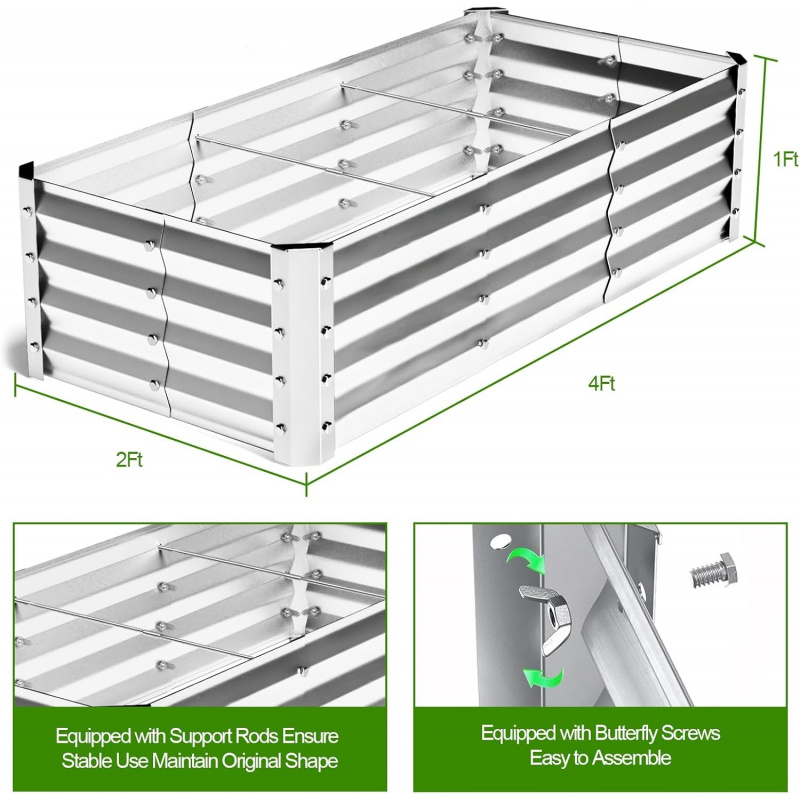 ชุดกระถางปลูกต้นไม้แบบไม่มีก้น - Garden Storage Box บทวิจารณ์และราคา
