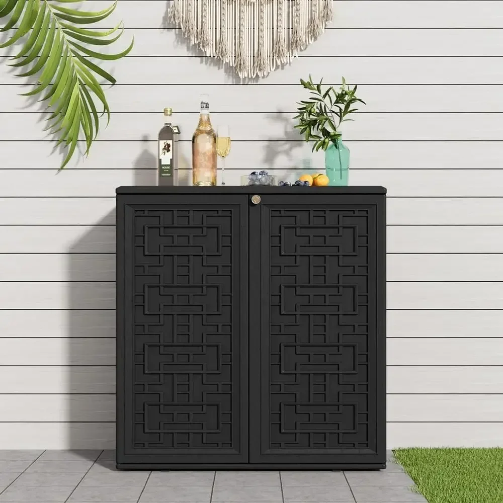 ตู้เก็บของกลางแจ้งกันน้ำทำจากเ - Garden Storage Box บทวิจารณ์และราคา