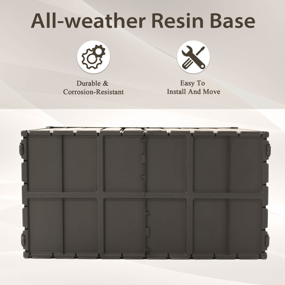 กล่องเก็บของกลางแจ้งกันน้ำขนาด - Garden Storage Box บทวิจารณ์และราคา