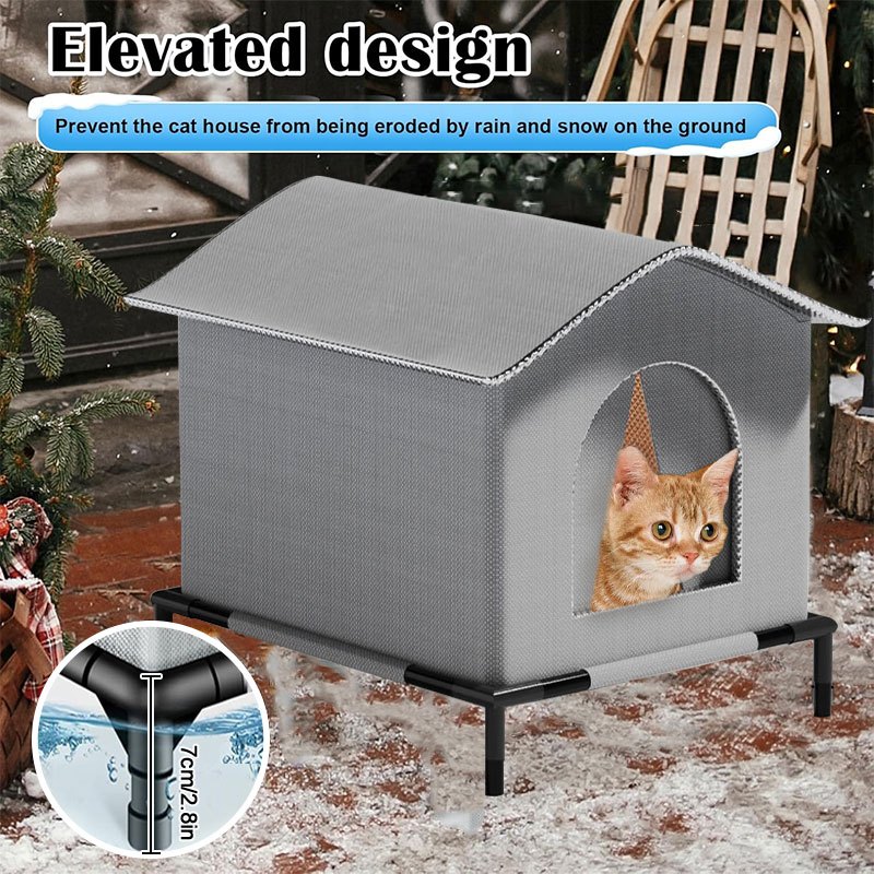 บ้านแมวแบบพับได้พร้อมเสื่อกันน - Outdoor Rug Waterproof บทวิจารณ์และราคา