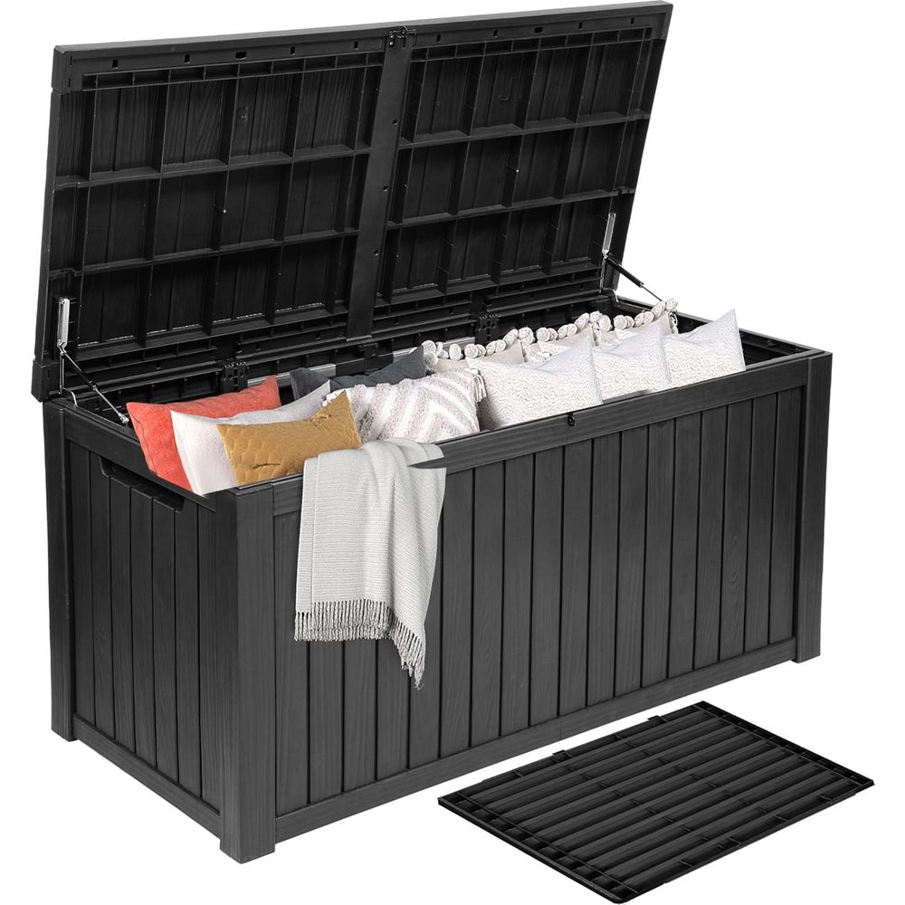 กล่องเก็บของสำหรับลานบ้านขนาดใ - Garden Storage Box บทวิจารณ์และราคา