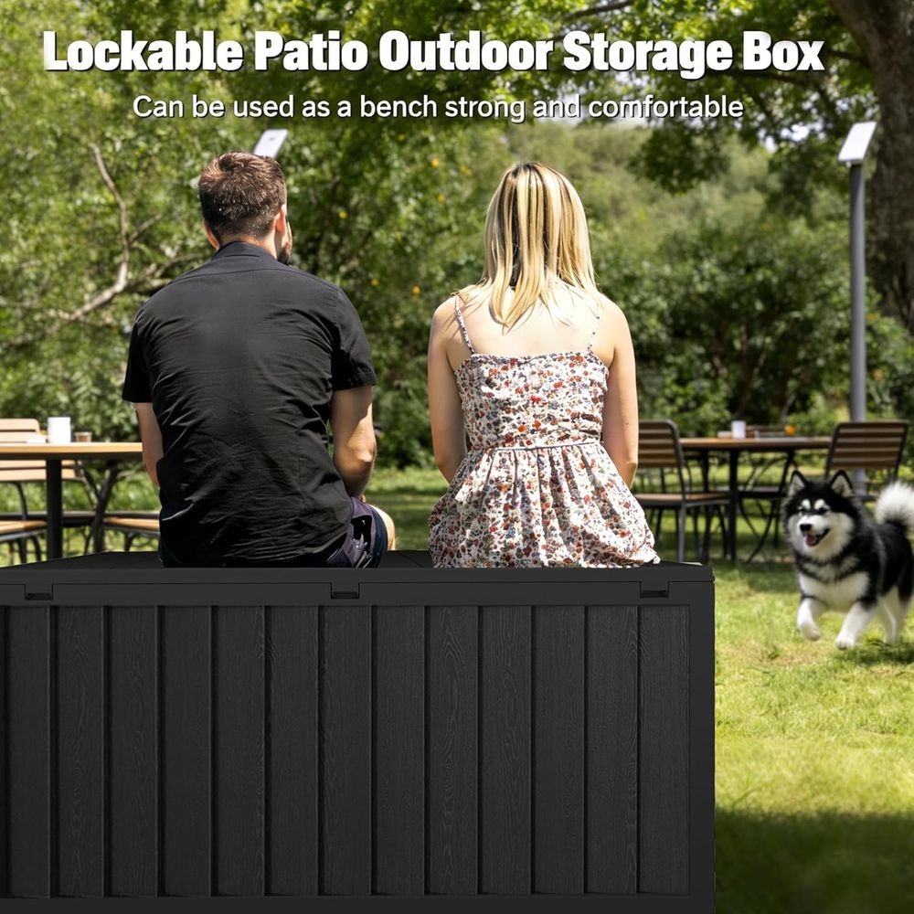 กล่องเก็บของกลางแจ้งขนาด 75 แก - Garden Storage Box บทวิจารณ์และราคา