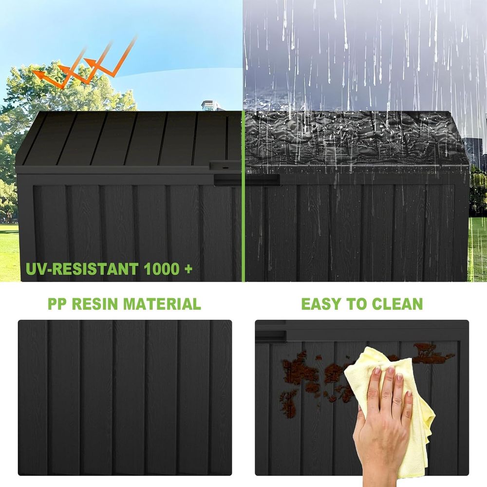 กล่องเก็บของกลางแจ้งขนาด 75 แก - Garden Storage Box บทวิจารณ์และราคา