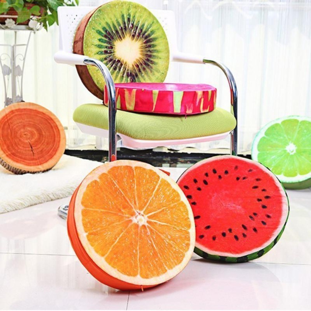 เบาะรองนั่งทรงกลมลายผลไม้สำหรั - Outdoor Furniture Pads บทวิจารณ์และราคา