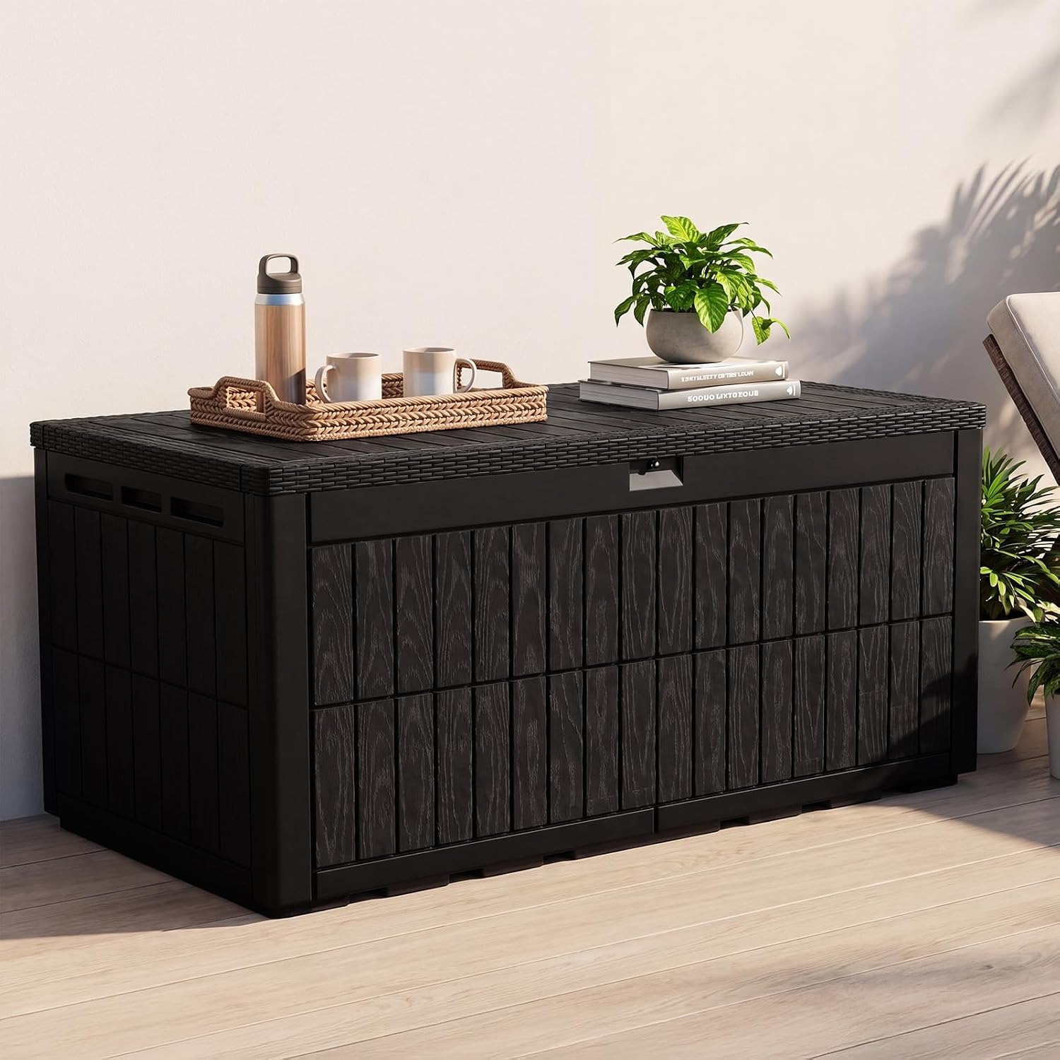 กล่องเก็บของในร่มและกลางแจ้งขน - Garden Storage Box บทวิจารณ์และราคา