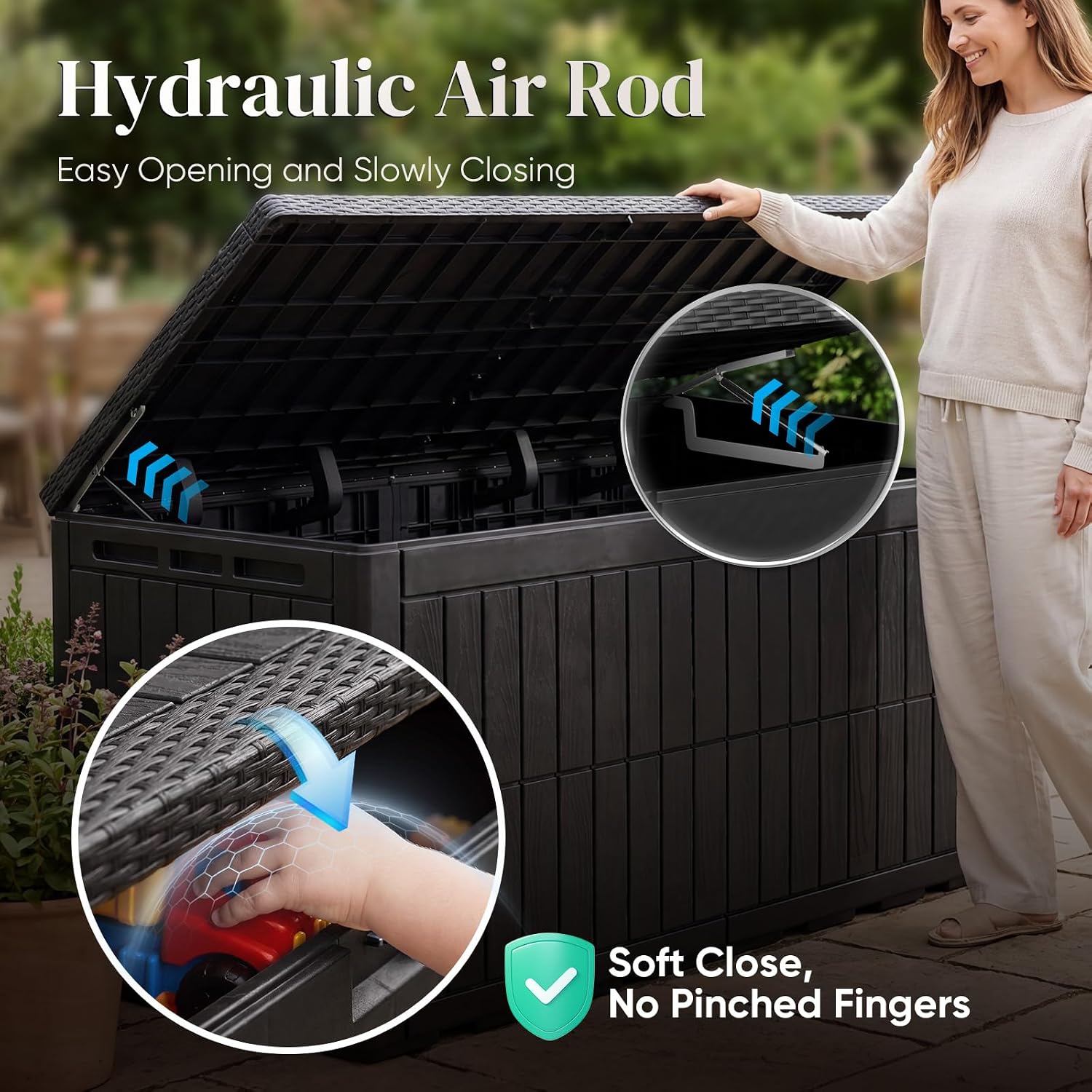 กล่องเก็บของในร่มและกลางแจ้งขน - Garden Storage Box บทวิจารณ์และราคา