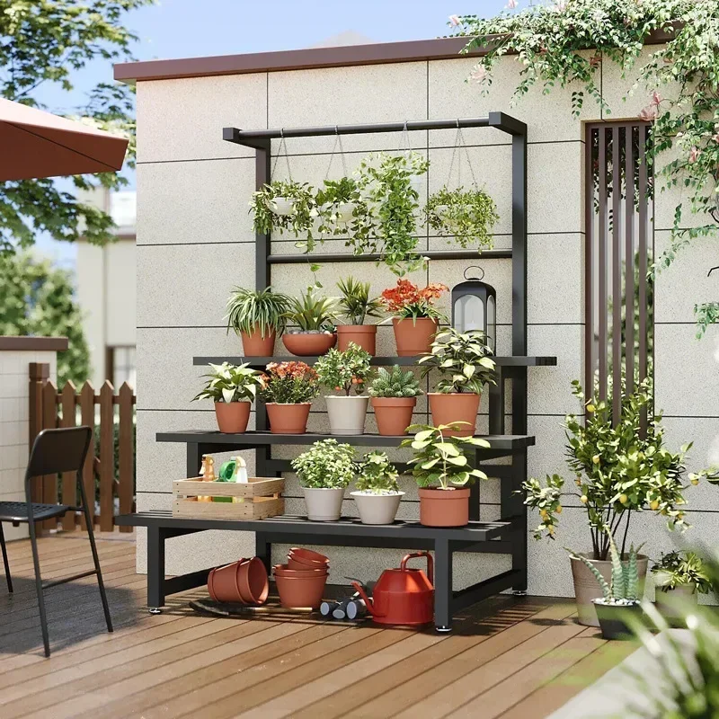 ชั้นวางต้นไม้แบบหลายชั้น ชั้นว - Outdoor Furniture On Sale บทวิจารณ์และราคา