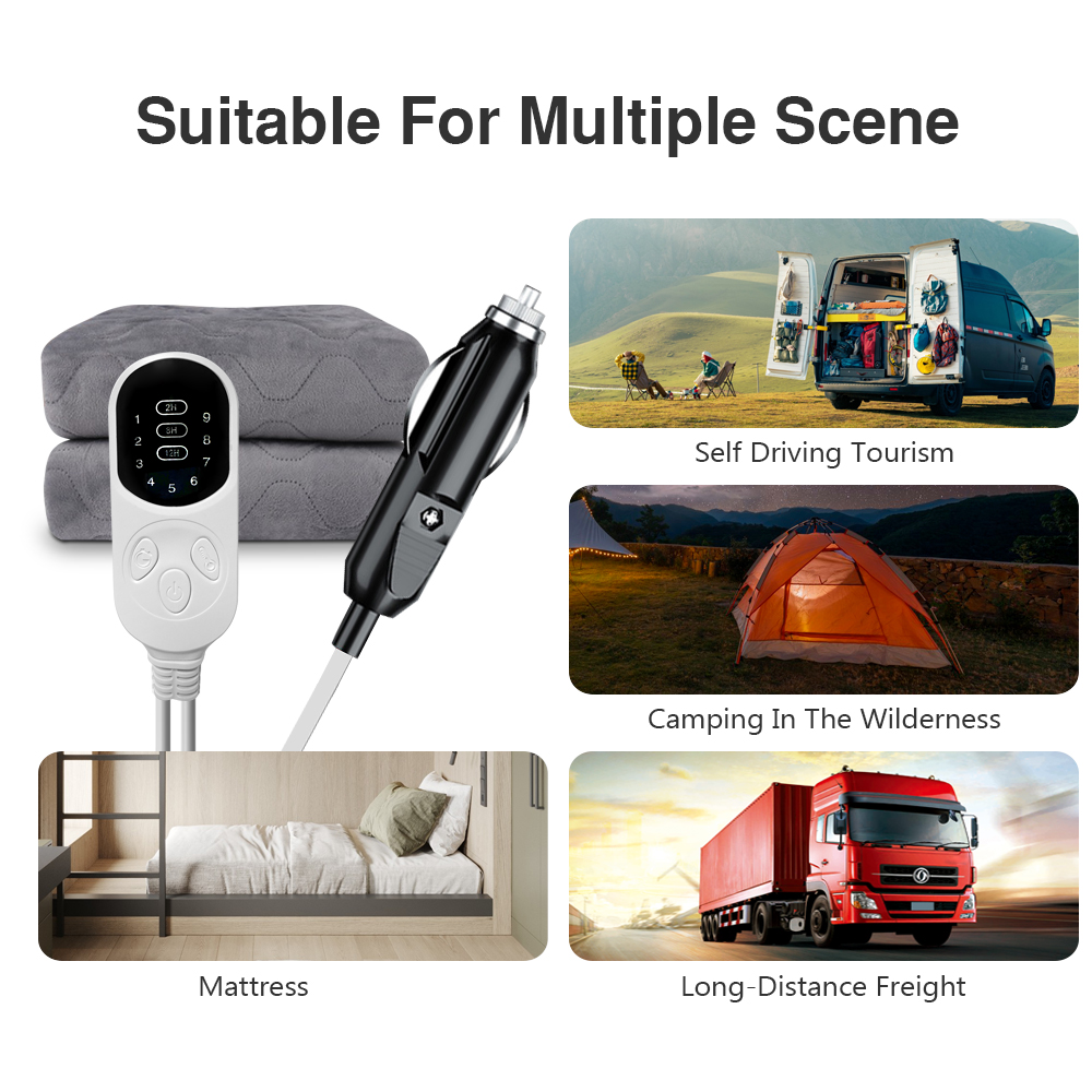 ผ้าห่มไฟฟ้าในรถยนต์ 12V ปรับระ - Outdoor Furniture Pads บทวิจารณ์และราคา