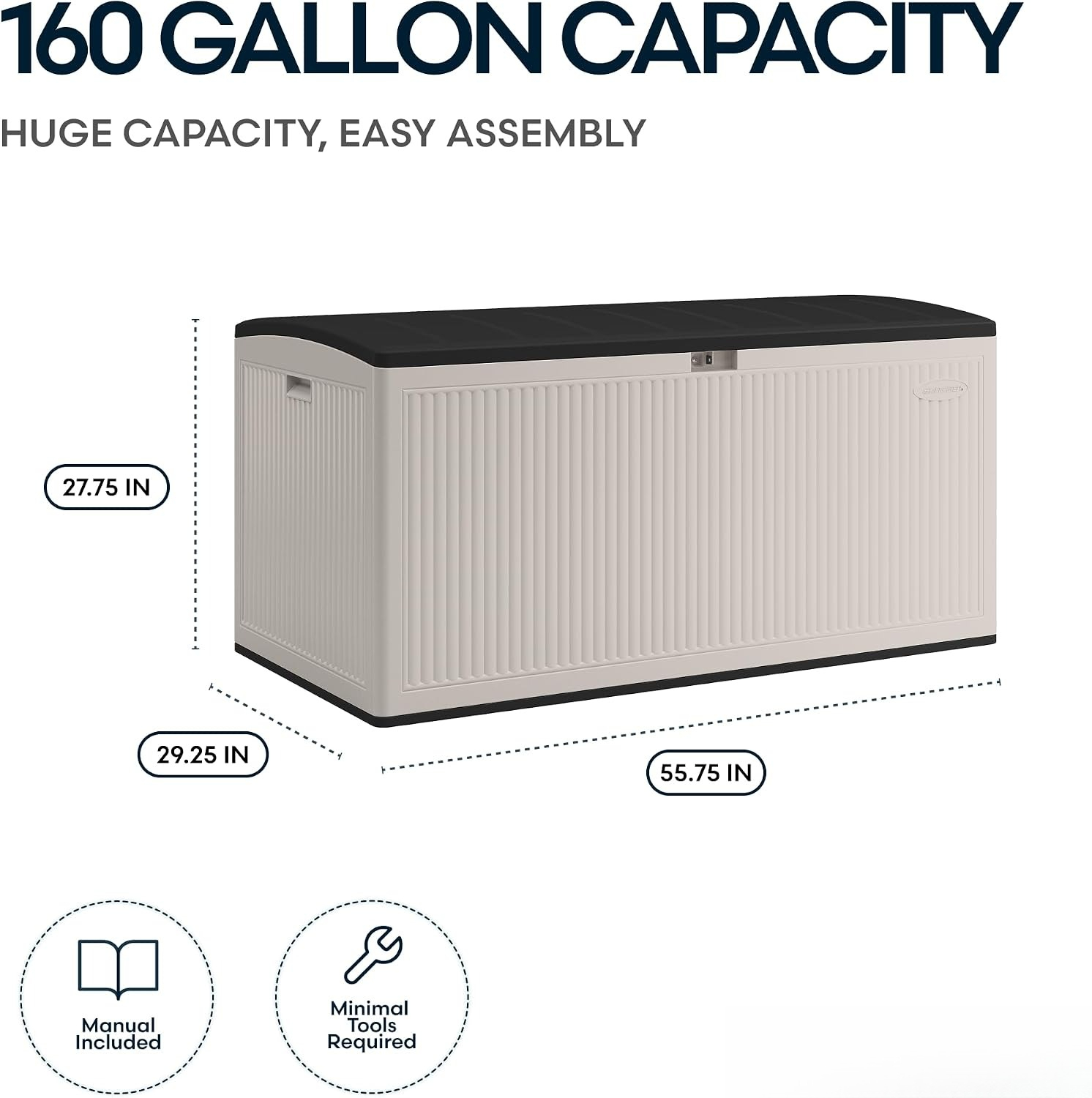 กล่องเก็บของในร่มและกลางแจ้ง ข - Garden Storage Box บทวิจารณ์และราคา